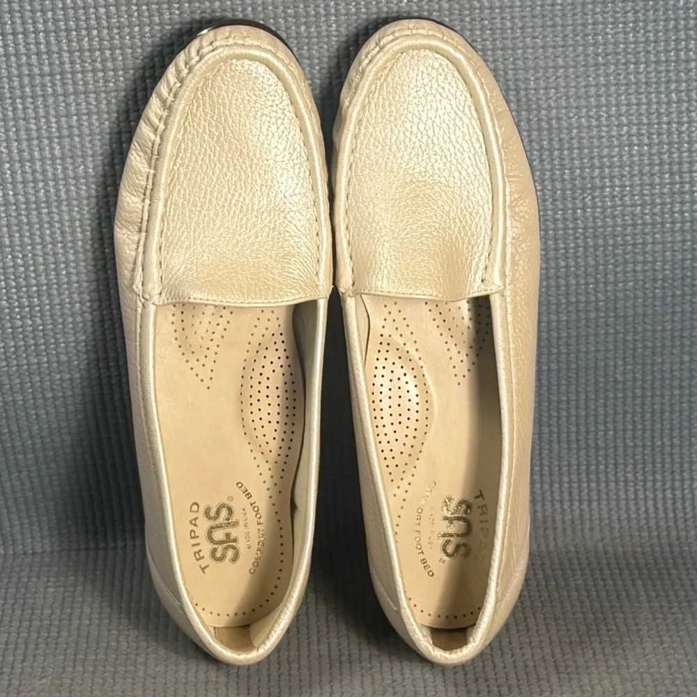 SAS Simplify Slip-On Leather Loafers Women’s Size 8.5 Narrow - Picture 5 of 9